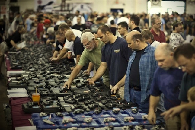 Gun shows exploit loopholes to avoid making customers submit to background checks.