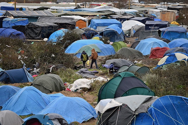 Calais refugees in 'The Jungle' Jeff J Mitchell/Getty Images