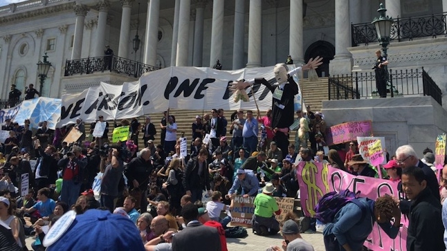 Mass sit-ins and arrests by Democracy Spring activists have brought attention to the broken political system in America.